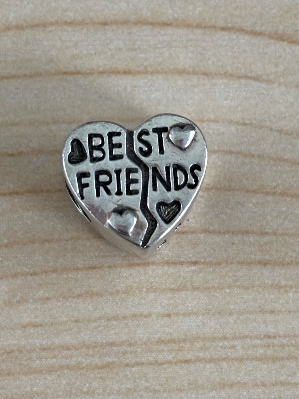 Best Friends Sterling Silver Bracelet Charm